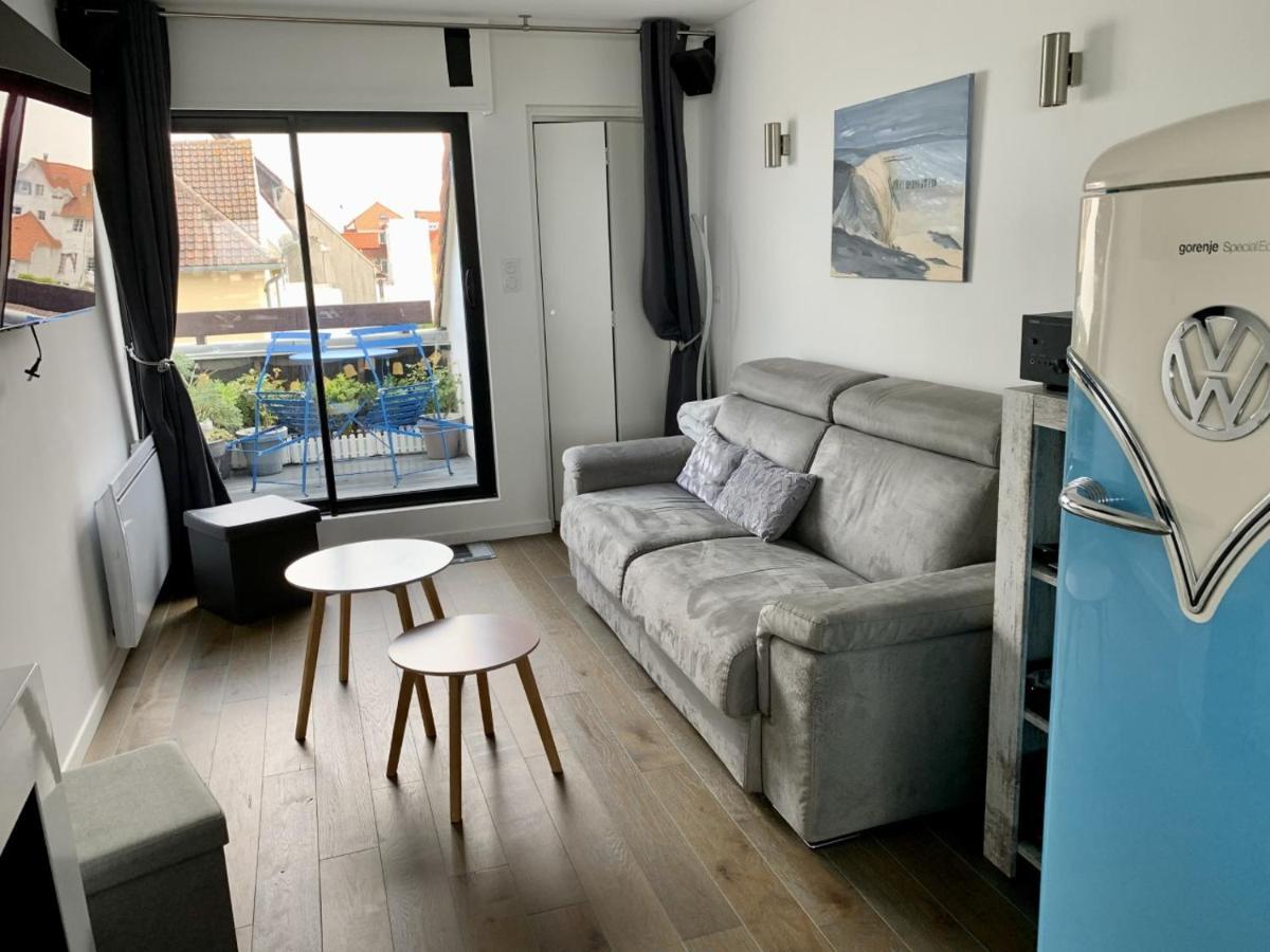Duplex Avec Jacuzzi Vue Imprenable Sur La Baie De Wissant Apartment Luaran gambar